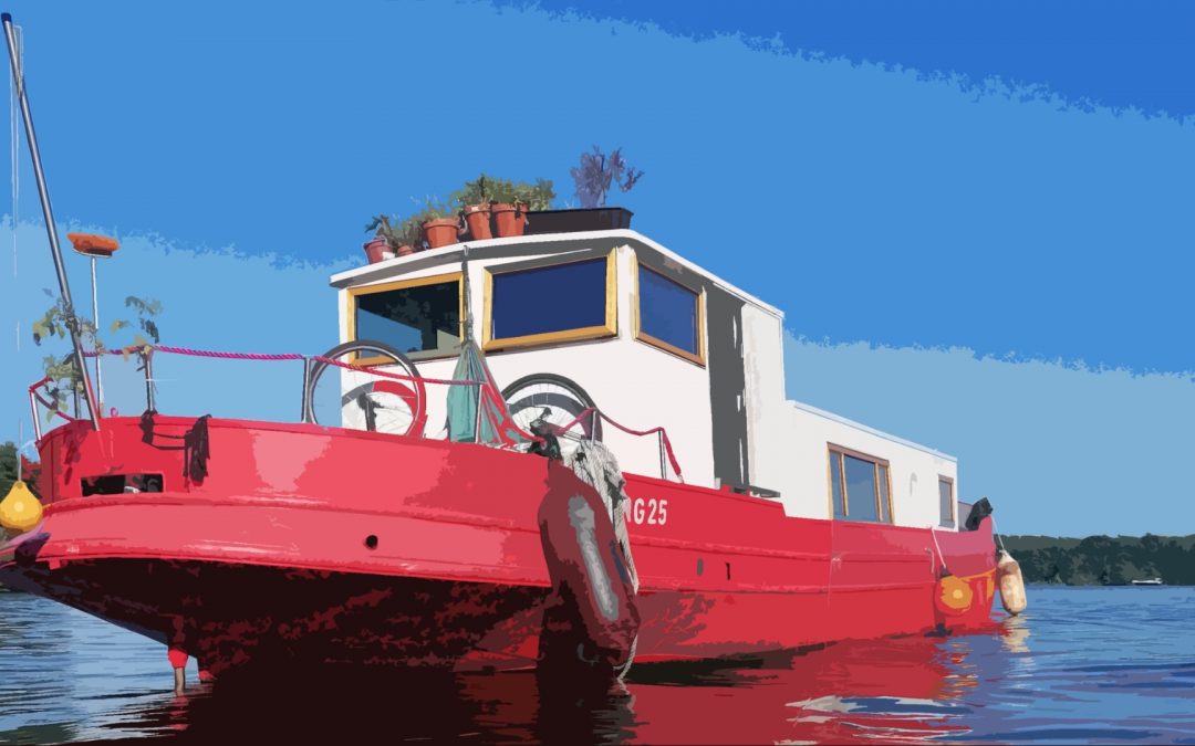 Tiny-Houseboat: Leben auf der Spandauer Havel